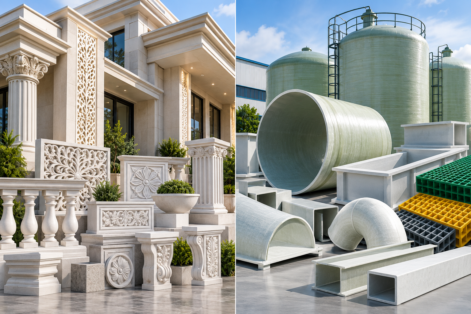Shri Jee Enterprises GRC and FRP products in Agra